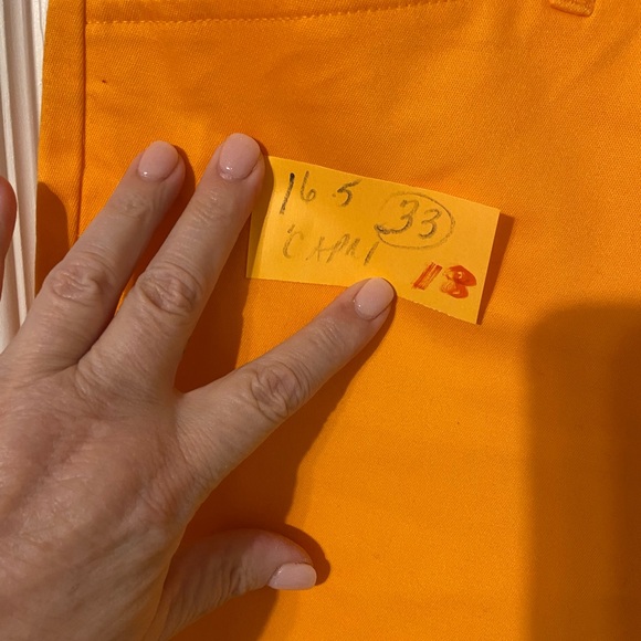 St. John's Bay Classic Fit Orange Pants - Picture 6 of 6